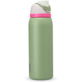Neon Sage 32oz Owala FreeSip Trinkflasche aus Edelstahl