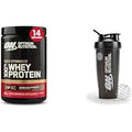 Bundle of Optimum Nutrition Gold Standard 100% Whey Protein Powder, Double Rich Chocolate, 1 Pound (Pack of 1) + Optimum Nutrition Shaker Cup, 28oz, Pack of 1