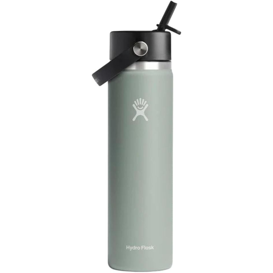Hydro Flask Trinkflasche - Isolierter Edelstahl - Breiter Strohhalmdeckel, auslaufsicher, tropffrei in 32 Oz Fossil Brown