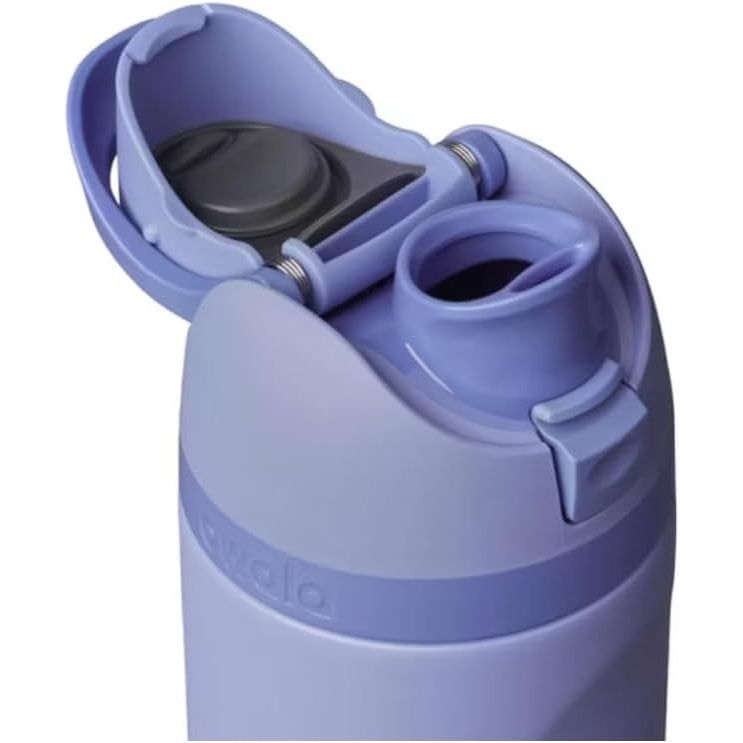 Owala 700ml FreeSip Isolierte Edelstahl-Trinkflasche mit Klappdeckel, Out of the Blue
