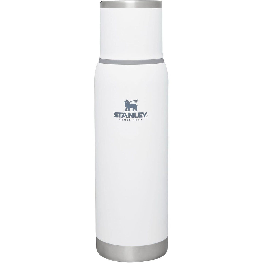 Stanley Adventure-To-Go Vakuumflasche 1,1 l | Weithals mit auslaufsicherem Tassendeckel | Hält Getränke heiß oder kalt | Kompakt für Reisen | Isolierte Edelstahl-Thermflasche | BPA-frei | Spring Green