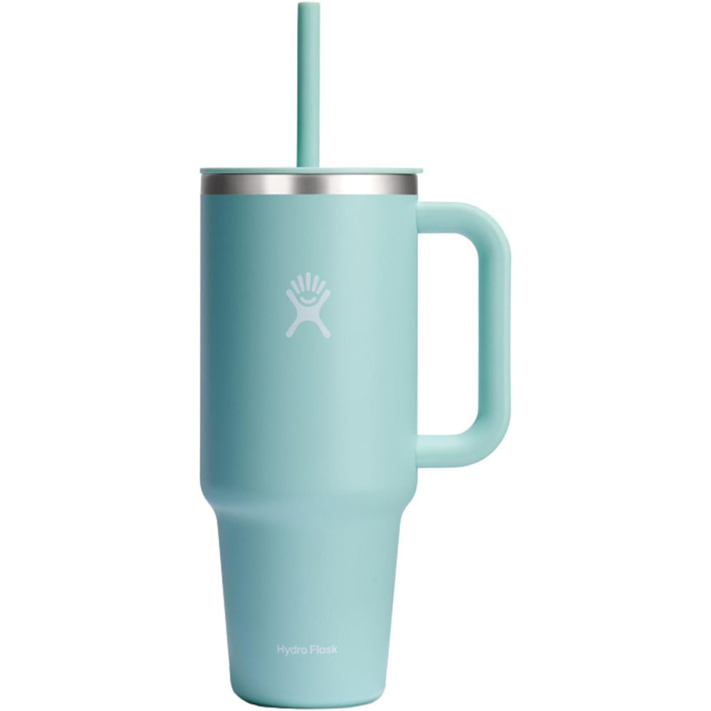 Hydro Flask Travel Tumbler mit Griff, Deckel und Trinkhalm – Isolierter Edelstahl, 40 Oz Trillium