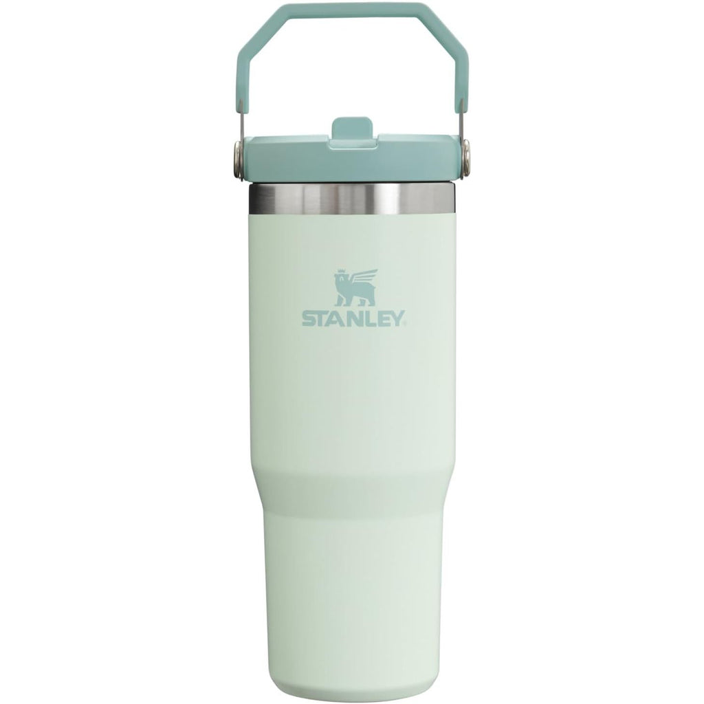 STANLEY IceFlow 2.0 Flip Straw Tumbler mit Griff 887 ml | Drehverschluss und Klappstrohhalm | Auslaufsichere Wasserflasche | Isolierter Edelstahl | BPA-frei | Rose Quarz 2.0