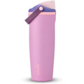 Owala FreeSip 30oz Edelstahl-Wasserflasche, Pretty in Purple, Sway Design mit Griff