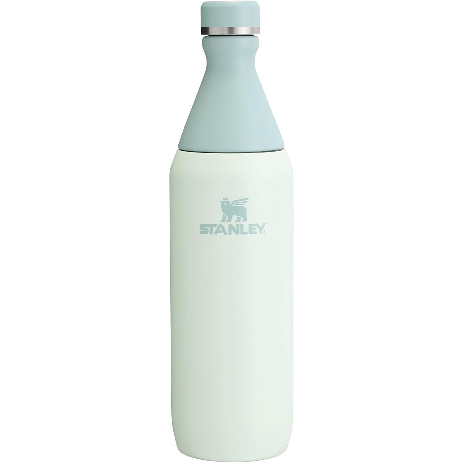 Stanley All Day Slim Bottle 20 oz | Schraubdeckel mit auslaufsicherer Dichtung | Schlankes Design für Reisen und Sport | Isolierter Edelstahl | BPA-frei | Creme