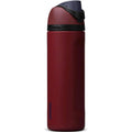Owala Freesip Isolierte Edelstahl-Wasserflasche mit Strohhalm, Burgundy Bay, 710 ml