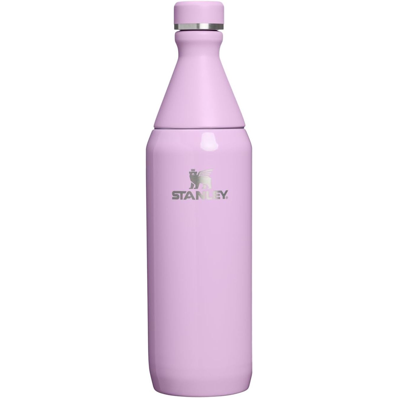 Stanley All Day Slim Bottle 20 oz | Schraubdeckel mit auslaufsicherer Dichtung | Schlankes Design für Reisen und Sport | Isolierter Edelstahl | BPA-frei | Creme