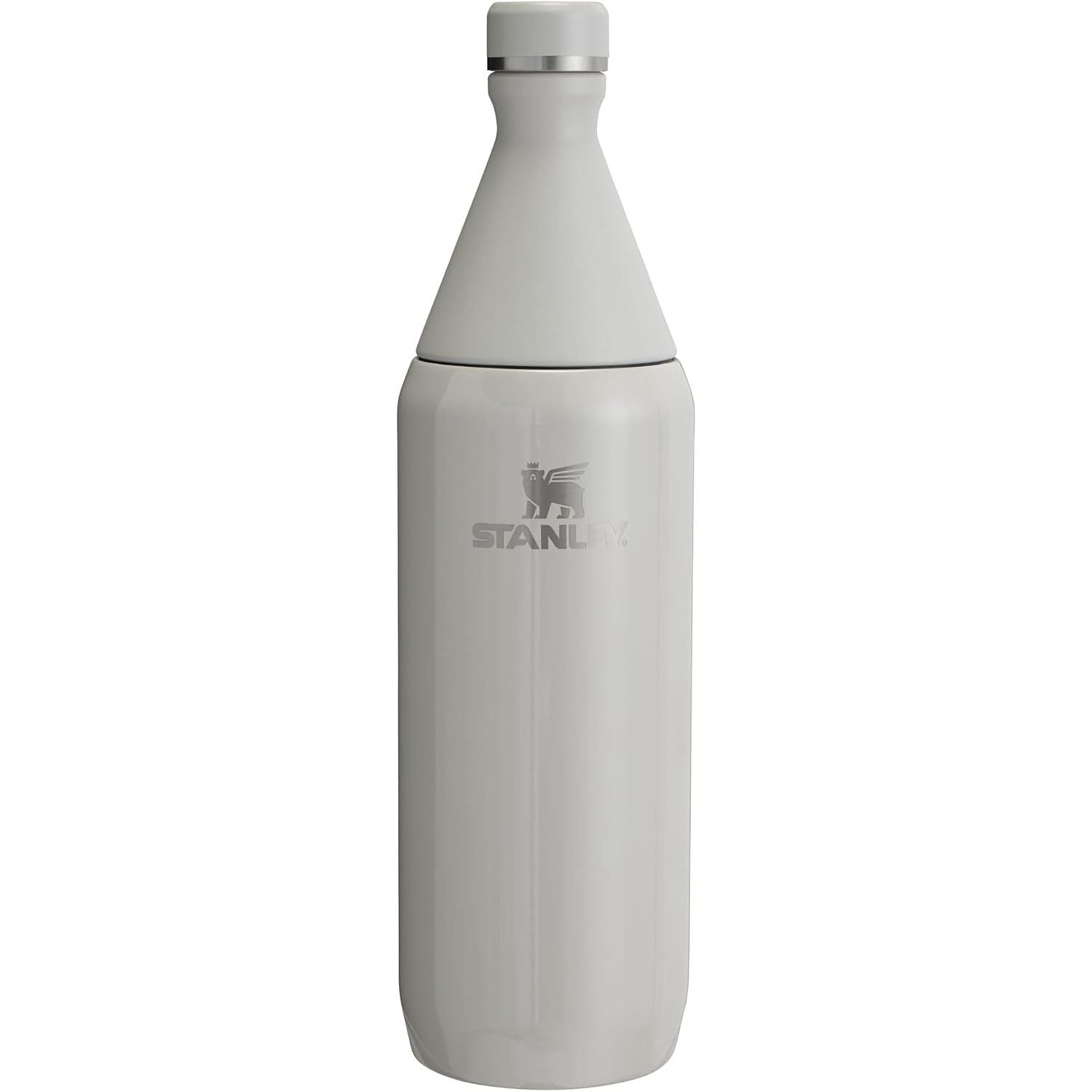 Stanley All Day Slim Bottle 20 oz | Schraubdeckel mit auslaufsicherer Dichtung | Schlankes Design für Reisen und Sport | Isolierter Edelstahl | BPA-frei | Creme
