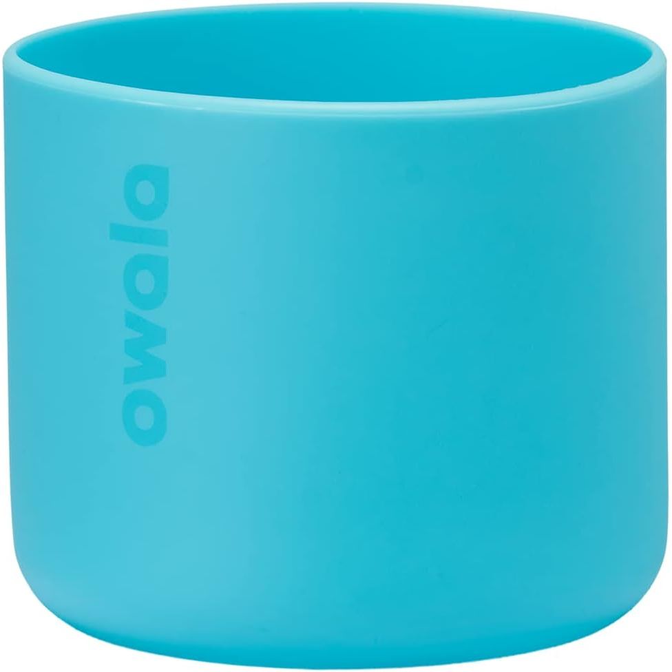Owala Silikon-Schutzhülle für Trinkflaschen, Rutschfester Schutzmantel für Wasserflaschen, Schützt FreeSip, Twist und Flip Edelstahl-Trinkflaschen, 710 ml, Grau