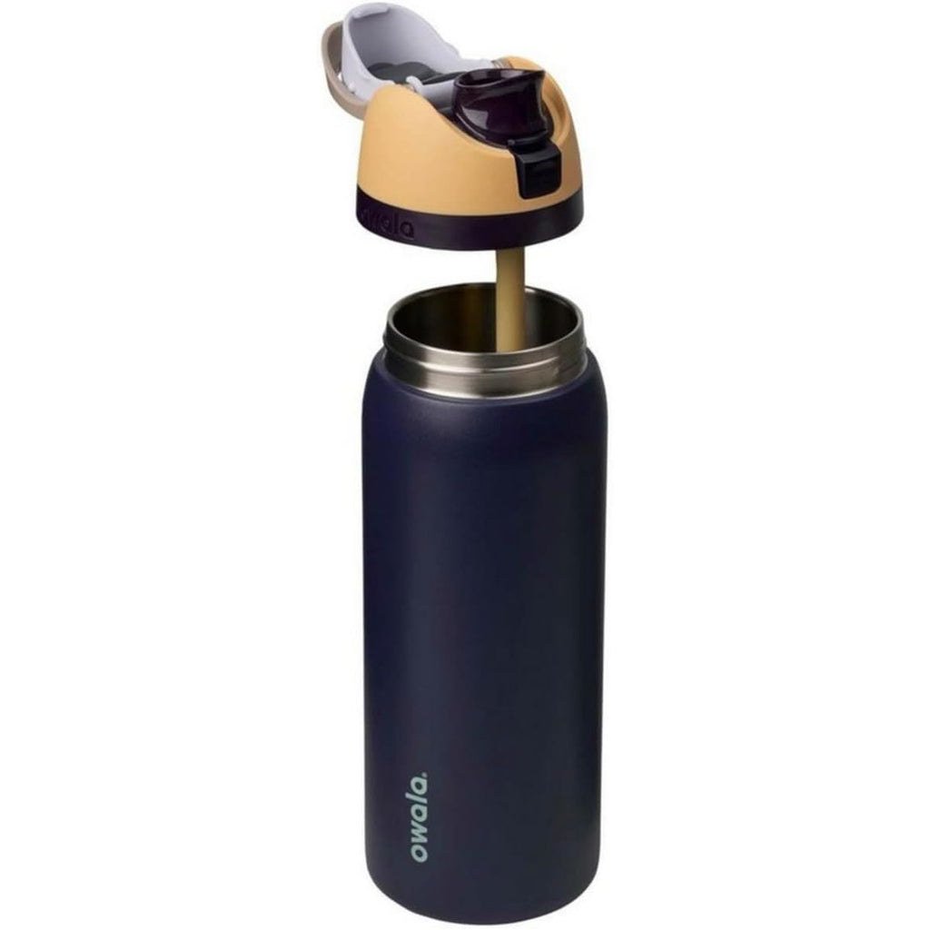 Owala FreeSip Edelstahl-Wasserflasche, Royal Seas, 946 ml