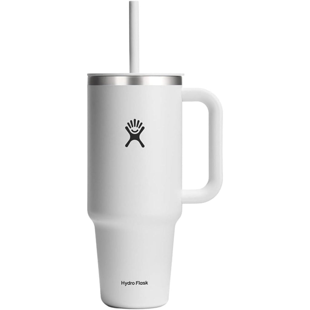 Hydro Flask Travel Tumbler mit Griff, Deckel und Trinkhalm – Isolierter Edelstahl, 40 Oz Trillium