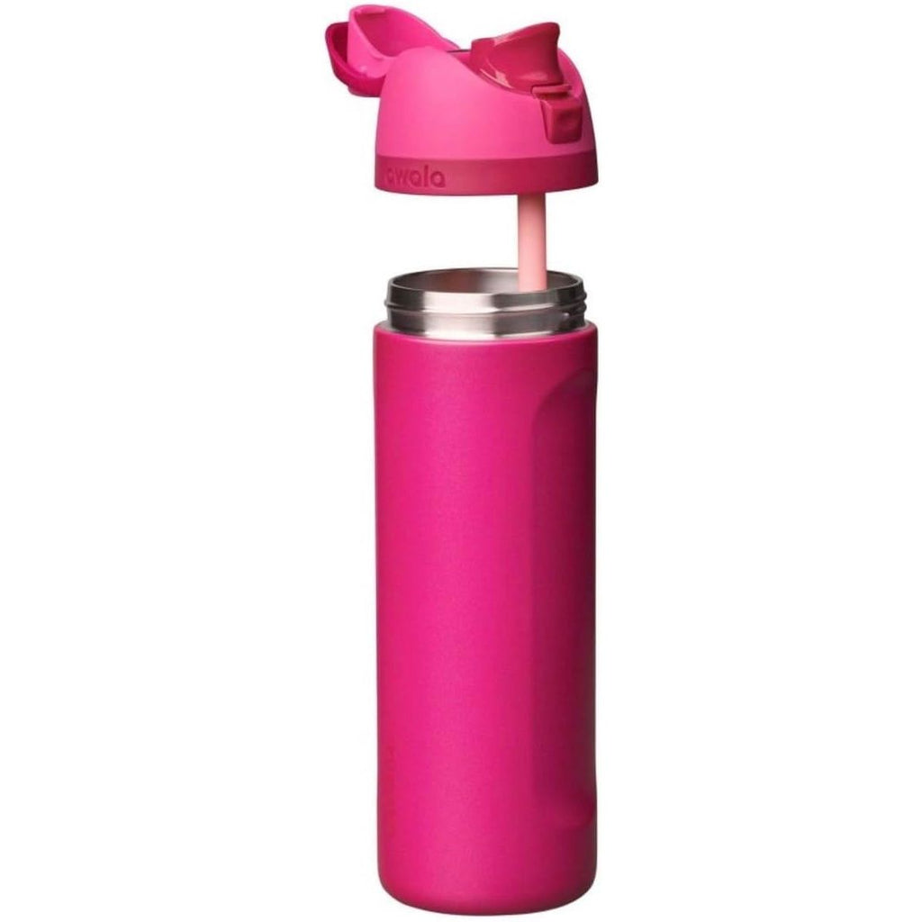 Owala FreeSip Isolierte Edelstahl-Wasserflasche, Read My Lips, 710 ml
