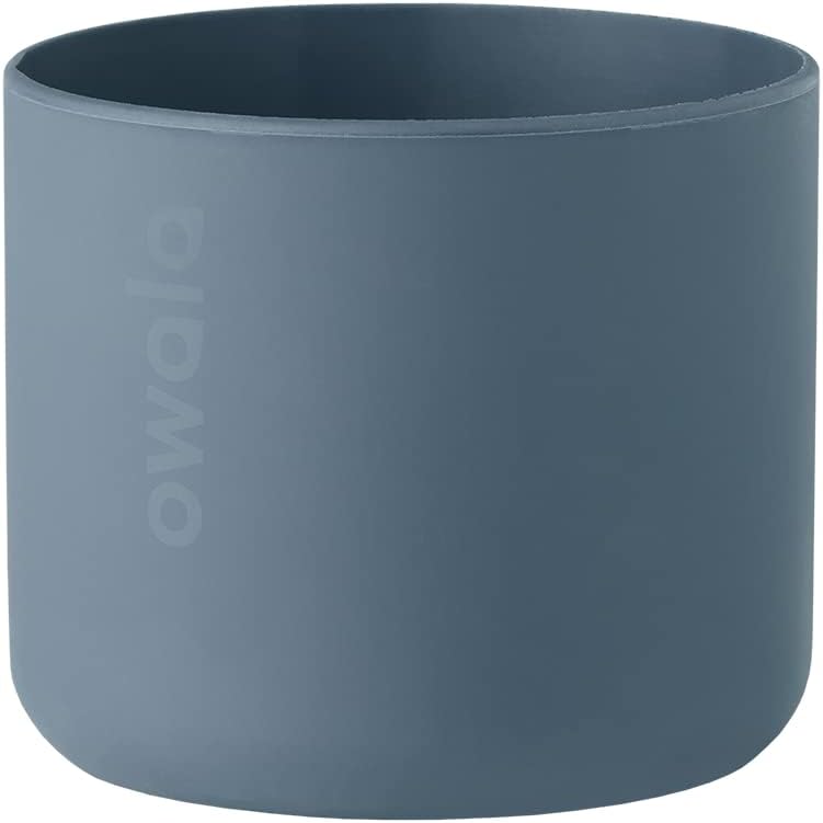 Owala Silikon-Schutzhülle für Trinkflaschen, Rutschfester Schutzmantel für Wasserflaschen, Schützt FreeSip, Twist und Flip Edelstahl-Trinkflaschen, 710 ml, Grau