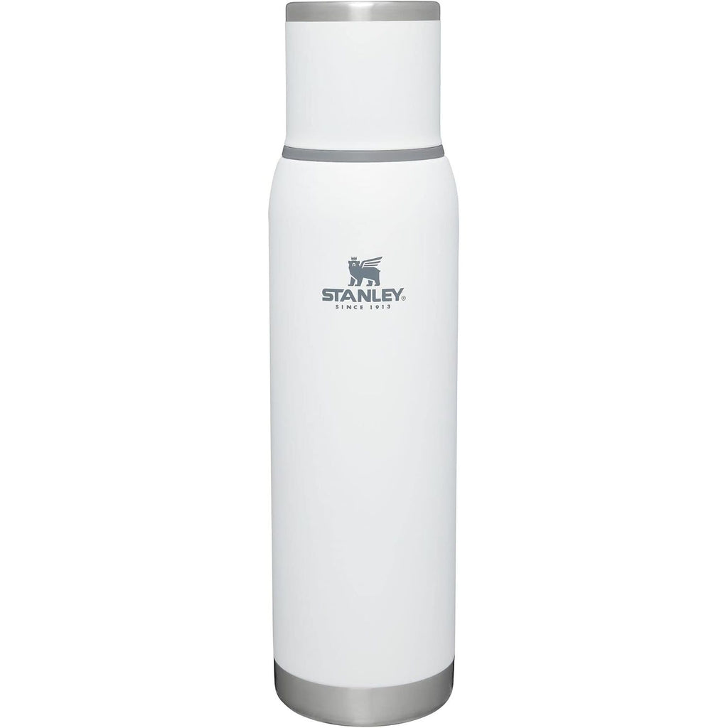 Stanley Adventure-To-Go Vakuumflasche 1,1 l | Weithals mit auslaufsicherem Tassendeckel | Hält Getränke heiß oder kalt | Kompakt für Reisen | Isolierte Edelstahl-Thermflasche | BPA-frei | Spring Green