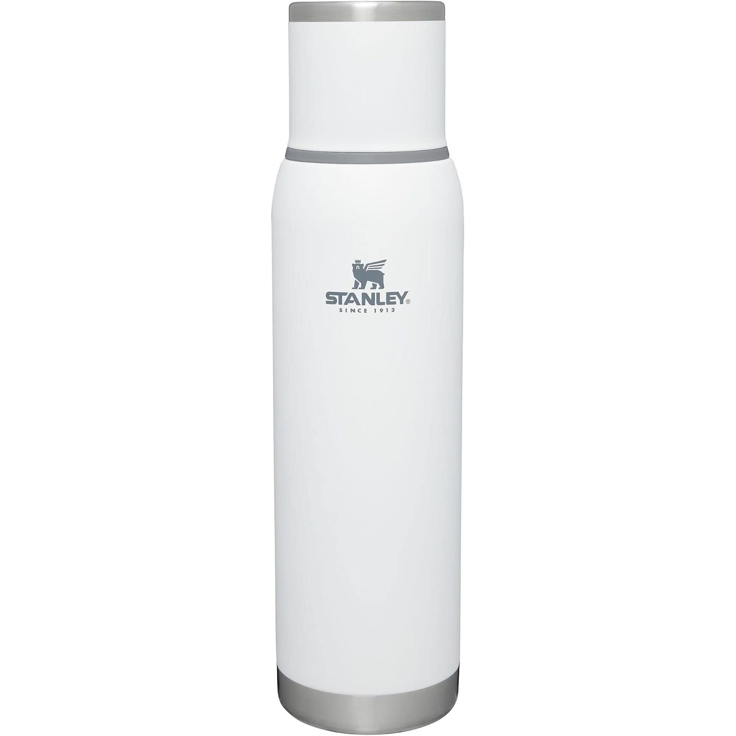 Stanley Adventure-To-Go Vakuumflasche 1,1 l | Weithals mit auslaufsicherem Tassendeckel | Hält Getränke heiß oder kalt | Kompakt für Reisen | Isolierte Edelstahl-Thermflasche | BPA-frei | Spring Green