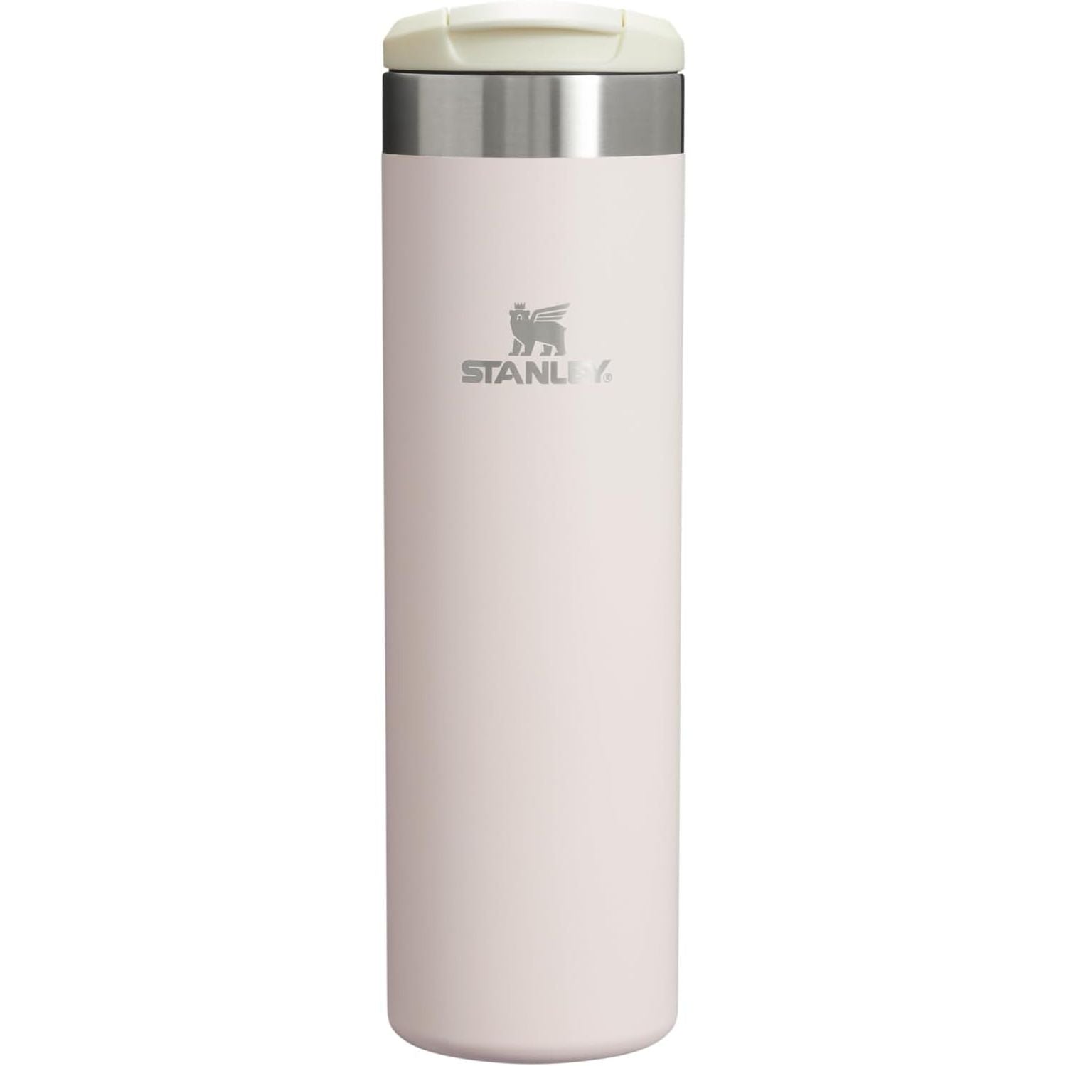 Stanley AeroLight Transit Flasche 0,6 L | Auslaufsicherer Deckel mit Trinkverschluss | Dichte Wasserflasche oder Reisebecher für Kaffee | Leichter, isolierter Edelstahl | BPA-frei | Rose Quarz