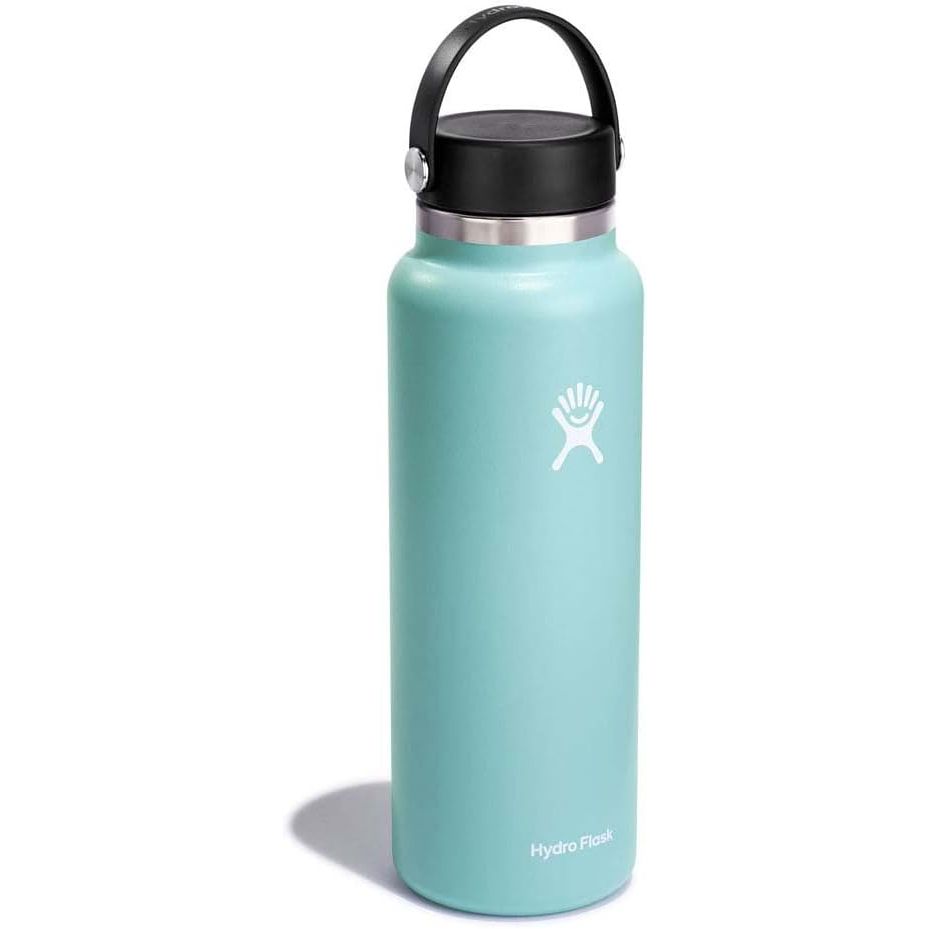 Hydro Flask Wasserflasche – isolierter Edelstahl – Weithals-Flex-Deckel, auslaufsicher, tropffrei und wiederbefüllbar, 590 ml Harbor Blue