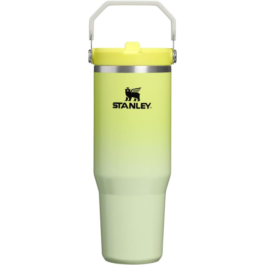 STANLEY IceFlow 2.0 Flip Straw Tumbler mit Griff 887 ml | Drehverschluss und Klappstrohhalm | Auslaufsichere Wasserflasche | Isolierter Edelstahl | BPA-frei | Rose Quarz 2.0