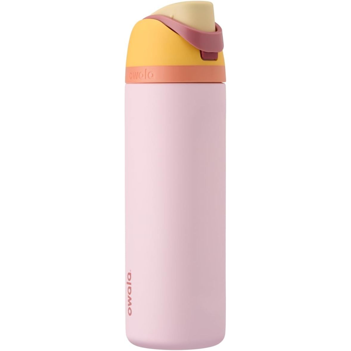 Owala FreeSip Isolierte Edelstahl-Wasserflasche mit Strohhalm für Sport und Reise, BPA-frei, 950 ml, Foggy Tide