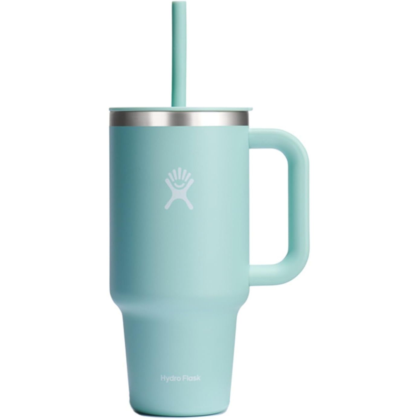Hydro Flask Travel Tumbler mit Griff, Deckel und Trinkhalm – Isolierter Edelstahl, 40 Oz Trillium