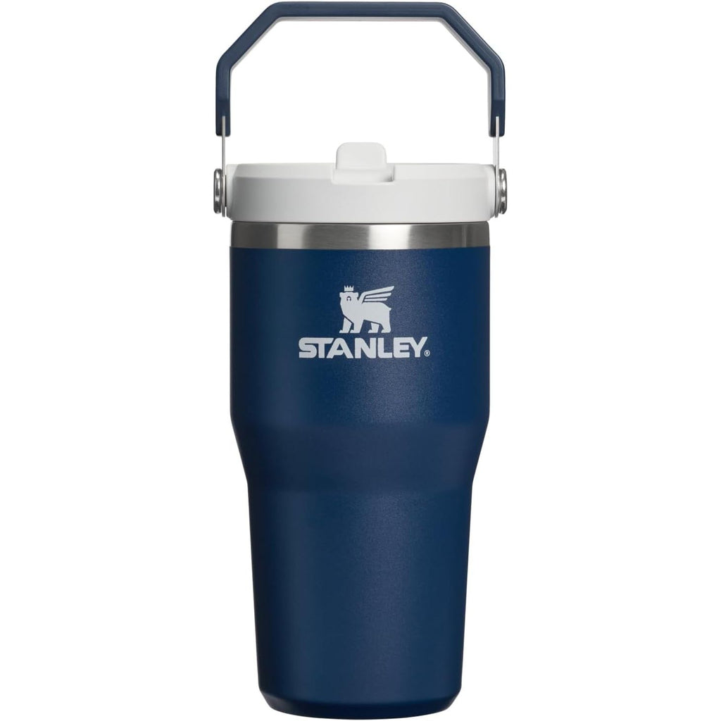 STANLEY IceFlow 2.0 Flip Straw Tumbler mit Griff 887 ml | Drehverschluss und Klappstrohhalm | Auslaufsichere Wasserflasche | Isolierter Edelstahl | BPA-frei | Rose Quarz 2.0