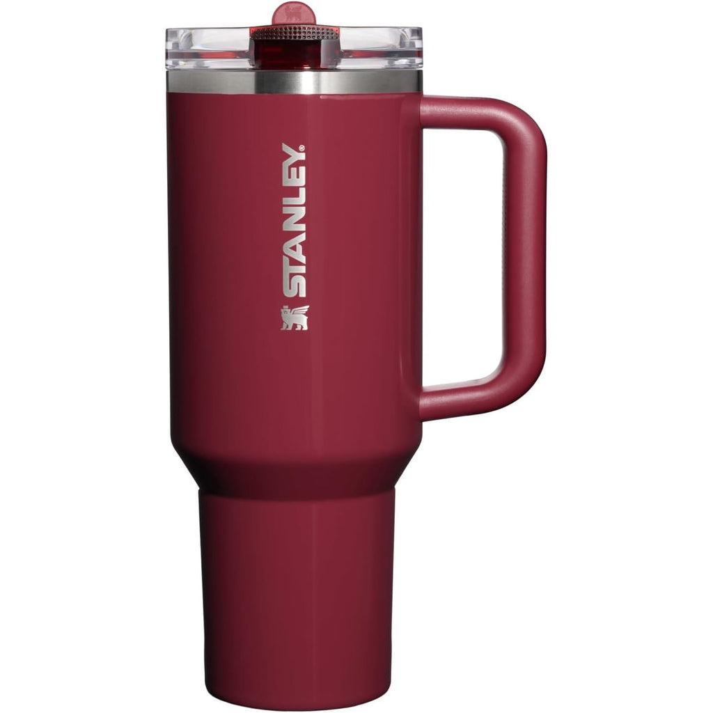 STANLEY Quencher ProTour Flip Straw Tumbler mit auslaufsicherem Deckel 1,2 Liter | Integrierter Strohhalm und Griff | Passt in Becherhalter für Reisen | Isolierter Edelstahlbecher | BPA-frei | Rosenquarz
