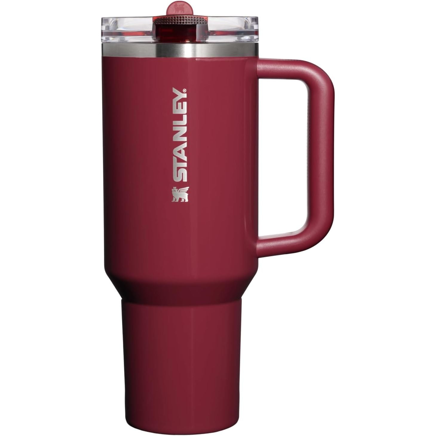 STANLEY Quencher ProTour Flip Straw Tumbler mit auslaufsicherem Deckel 1,2 Liter | Integrierter Strohhalm und Griff | Passt in Becherhalter für Reisen | Isolierter Edelstahlbecher | BPA-frei | Rosenquarz