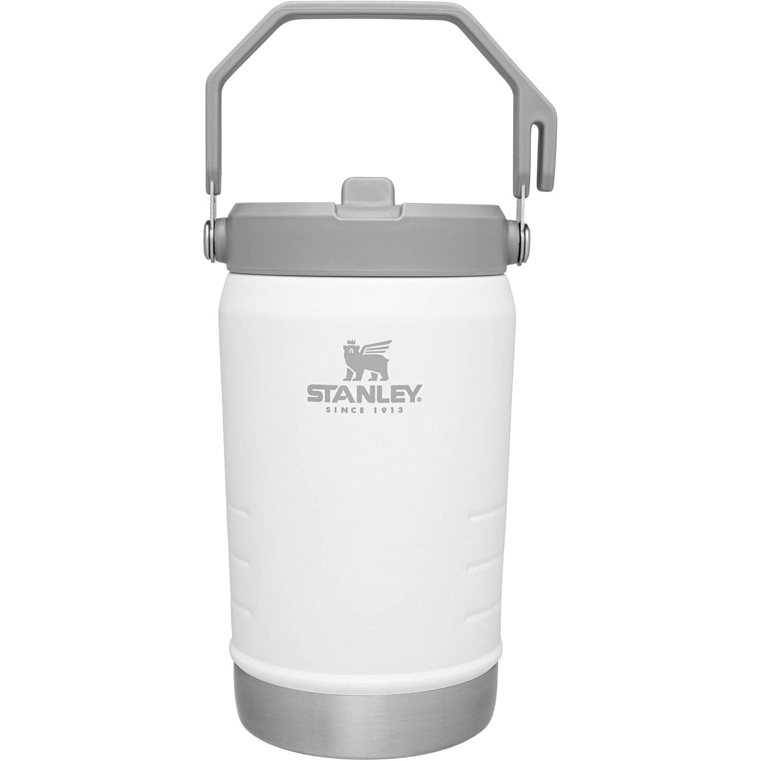Stanley IceFlow 2.0 Flip Straw Kanne mit Griff 40 oz | Schraubverschluss und hochklappbarer Trinkhalm | Auslaufsicher für Reise und Sport | Isolierter Edelstahl | BPA-frei | Dried Pine