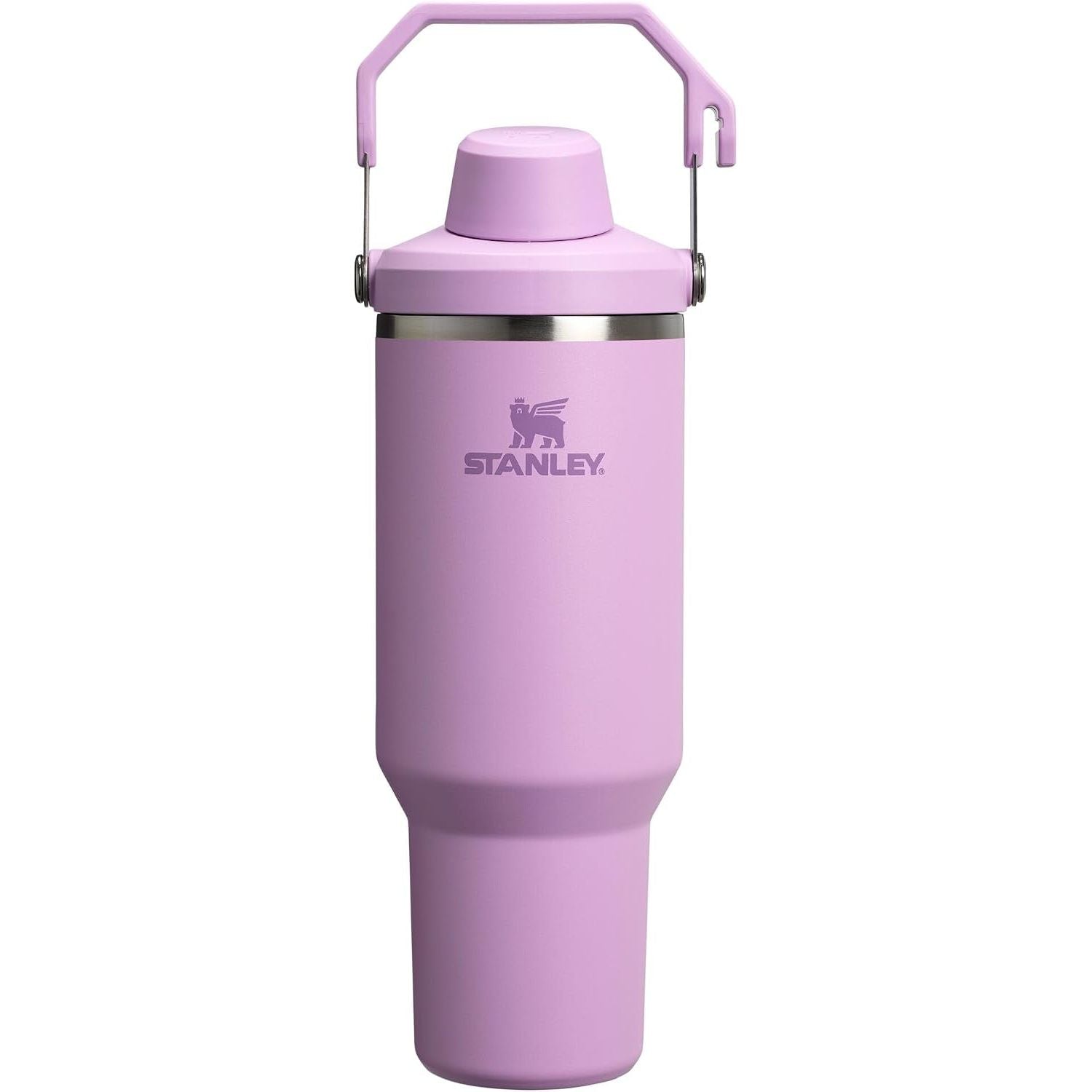 Stanley IceFlow 2.0 Fast Flow Becher mit Griff 887 ml | Angeschrägter Ausgießerdeckel zum Drehen | Auslaufsichere Trinkflasche | Isolierter Edelstahl | BPA-frei | Frost