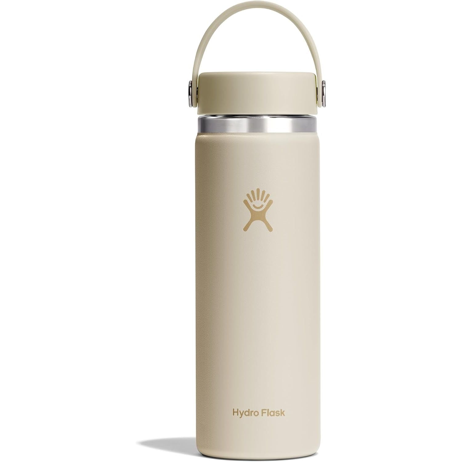 Hydro Flask Wasserflasche – isolierter Edelstahl – Weithals-Flex-Deckel, auslaufsicher, tropffrei und wiederbefüllbar, 590 ml Harbor Blue