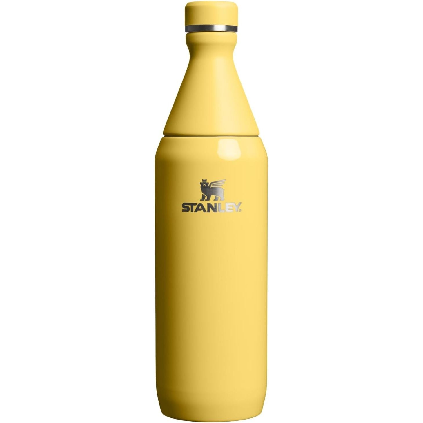 Stanley All Day Slim Bottle 20 oz | Schraubdeckel mit auslaufsicherer Dichtung | Schlankes Design für Reisen und Sport | Isolierter Edelstahl | BPA-frei | Creme
