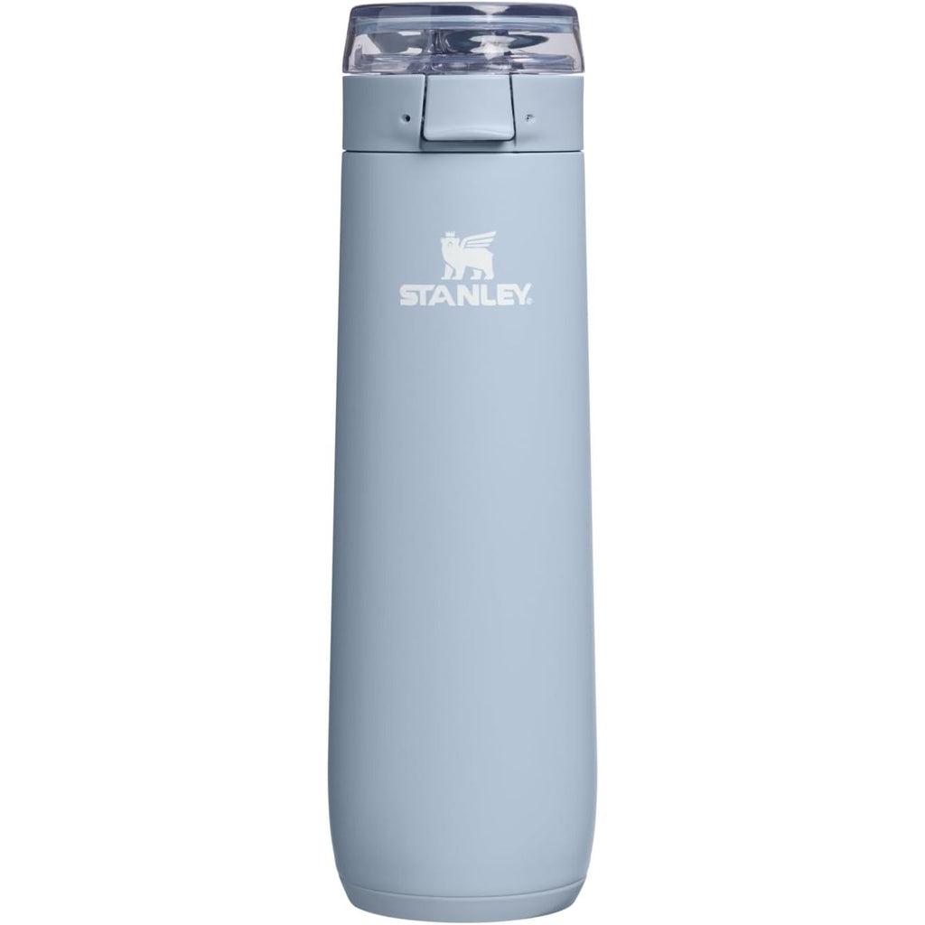 STANLEY Flowstate™ Spring Bottle | Auslaufsichere Trinkflasche mit Tragegriff & aufklappbarem Verschluss | Isolierter Edelstahl | Passt in die meisten Getränkehalter | BPA-frei | 590 ml | Champagner