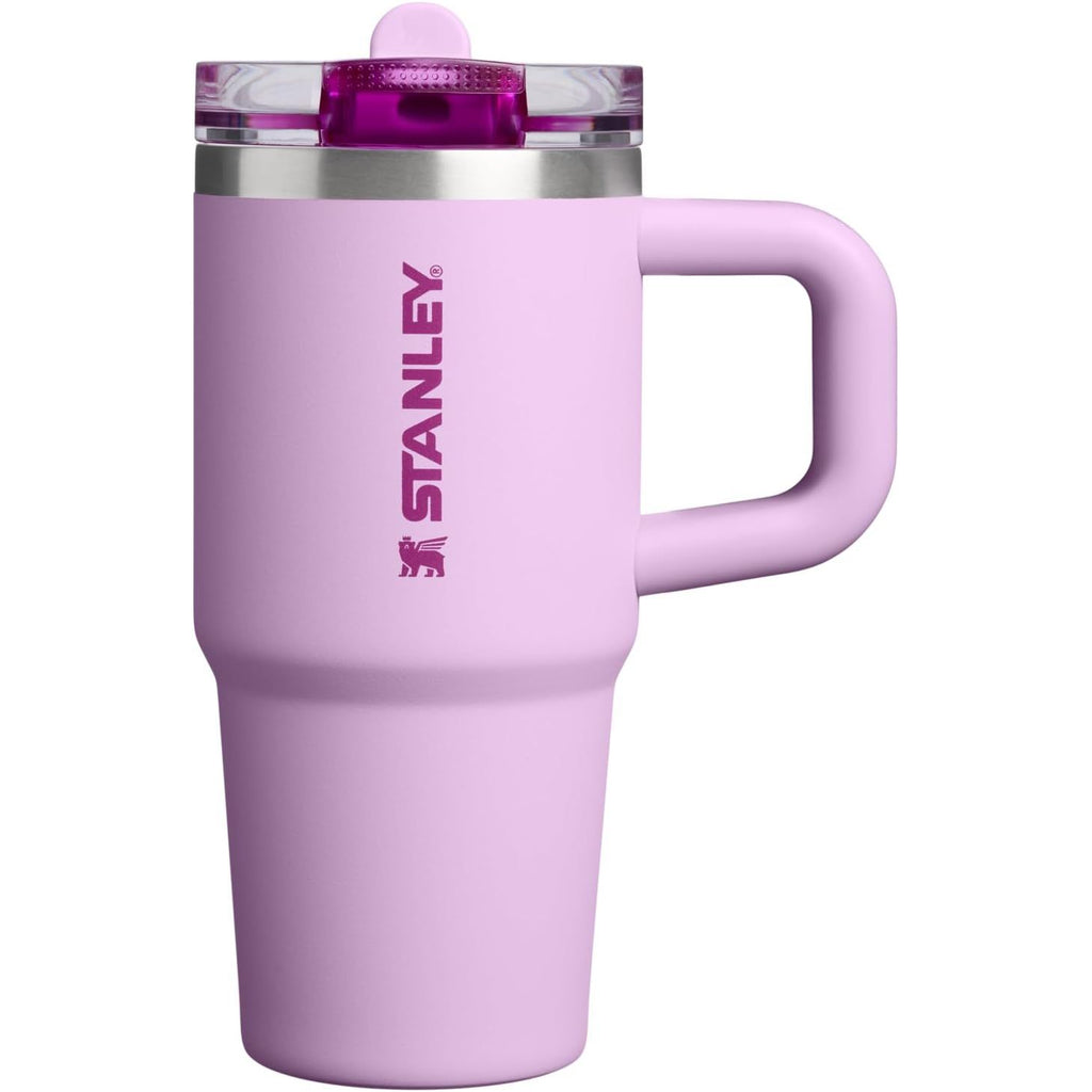 STANLEY Quencher ProTour Flip Straw Tumbler mit auslaufsicherem Deckel 1,2 Liter | Integrierter Strohhalm und Griff | Passt in Becherhalter für Reisen | Isolierter Edelstahlbecher | BPA-frei | Rosenquarz