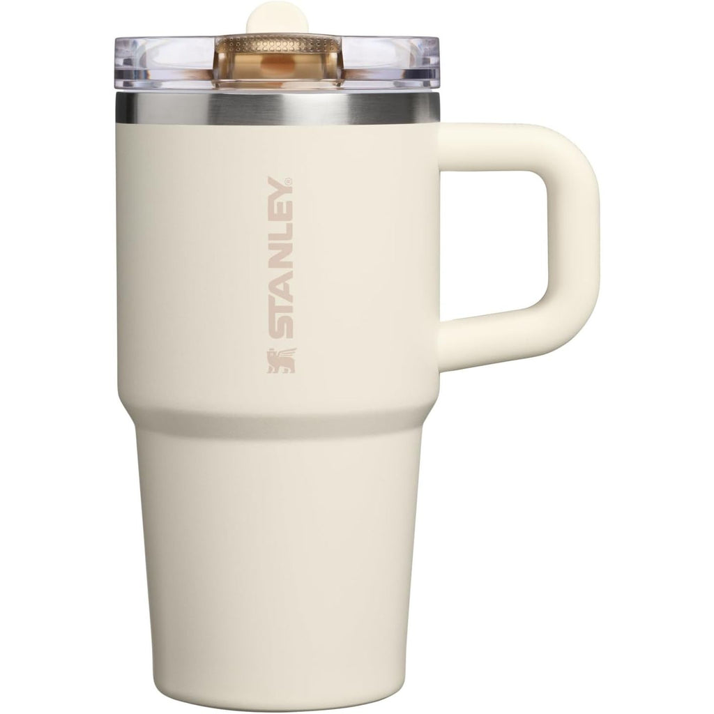 STANLEY Quencher ProTour Flip Straw Tumbler mit auslaufsicherem Deckel 1,2 Liter | Integrierter Strohhalm und Griff | Passt in Becherhalter für Reisen | Isolierter Edelstahlbecher | BPA-frei | Rosenquarz