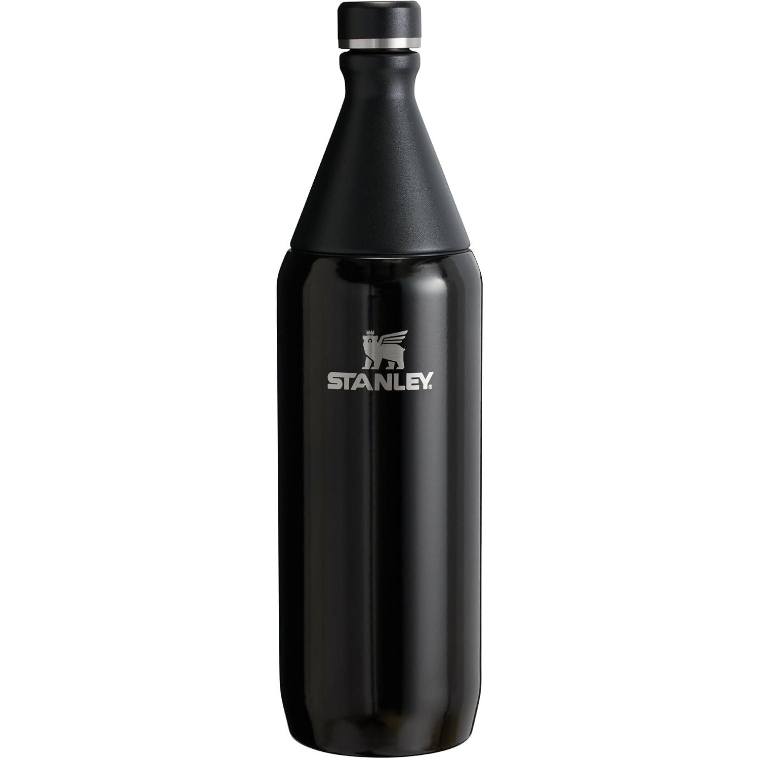 Stanley All Day Slim Bottle 20 oz | Schraubdeckel mit auslaufsicherer Dichtung | Schlankes Design für Reisen und Sport | Isolierter Edelstahl | BPA-frei | Creme