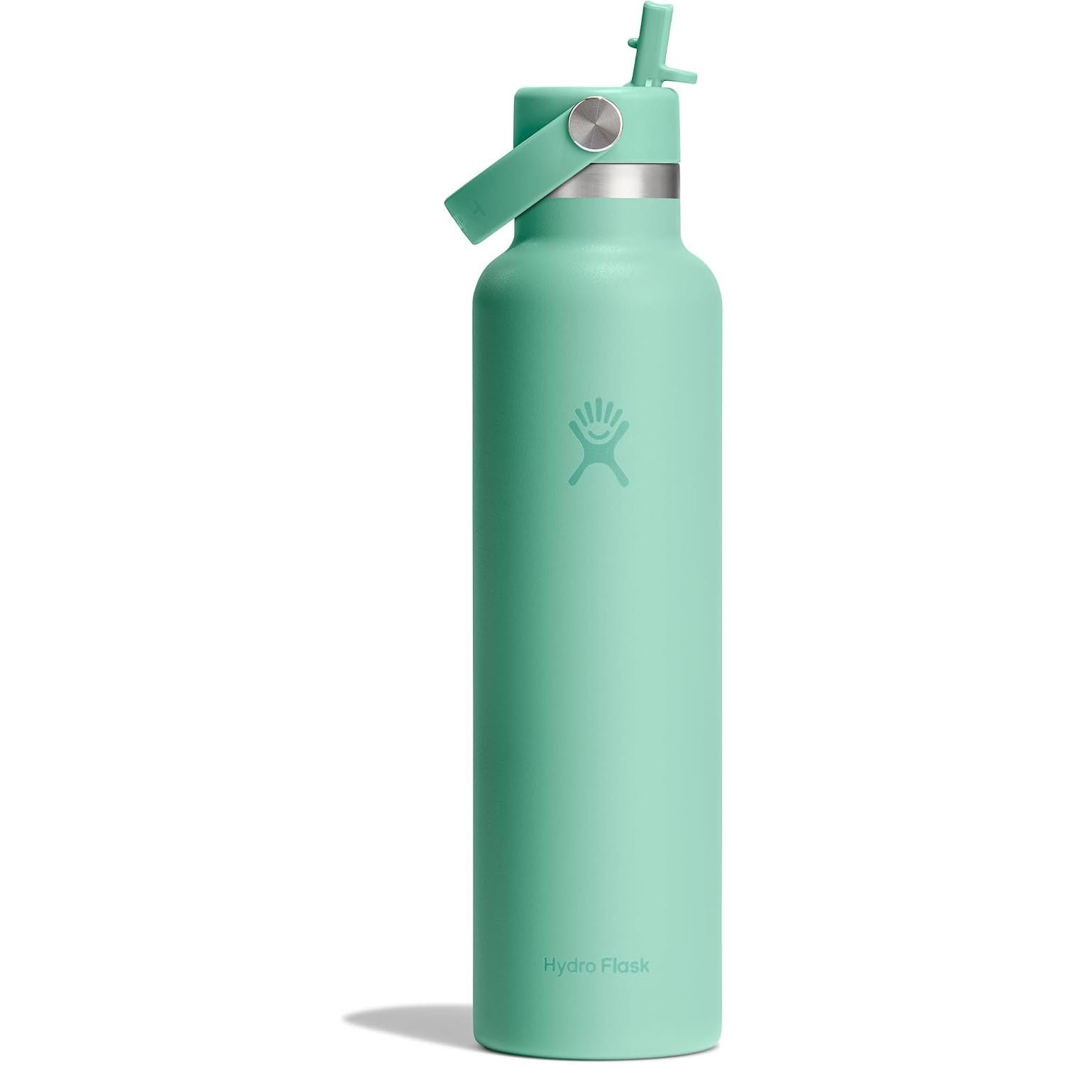 Hydro Flask Wasserflasche – isolierter Edelstahl – Strohhalmverschluss, auslaufsicher, tropfsicher in 24 Oz Capri Blue
