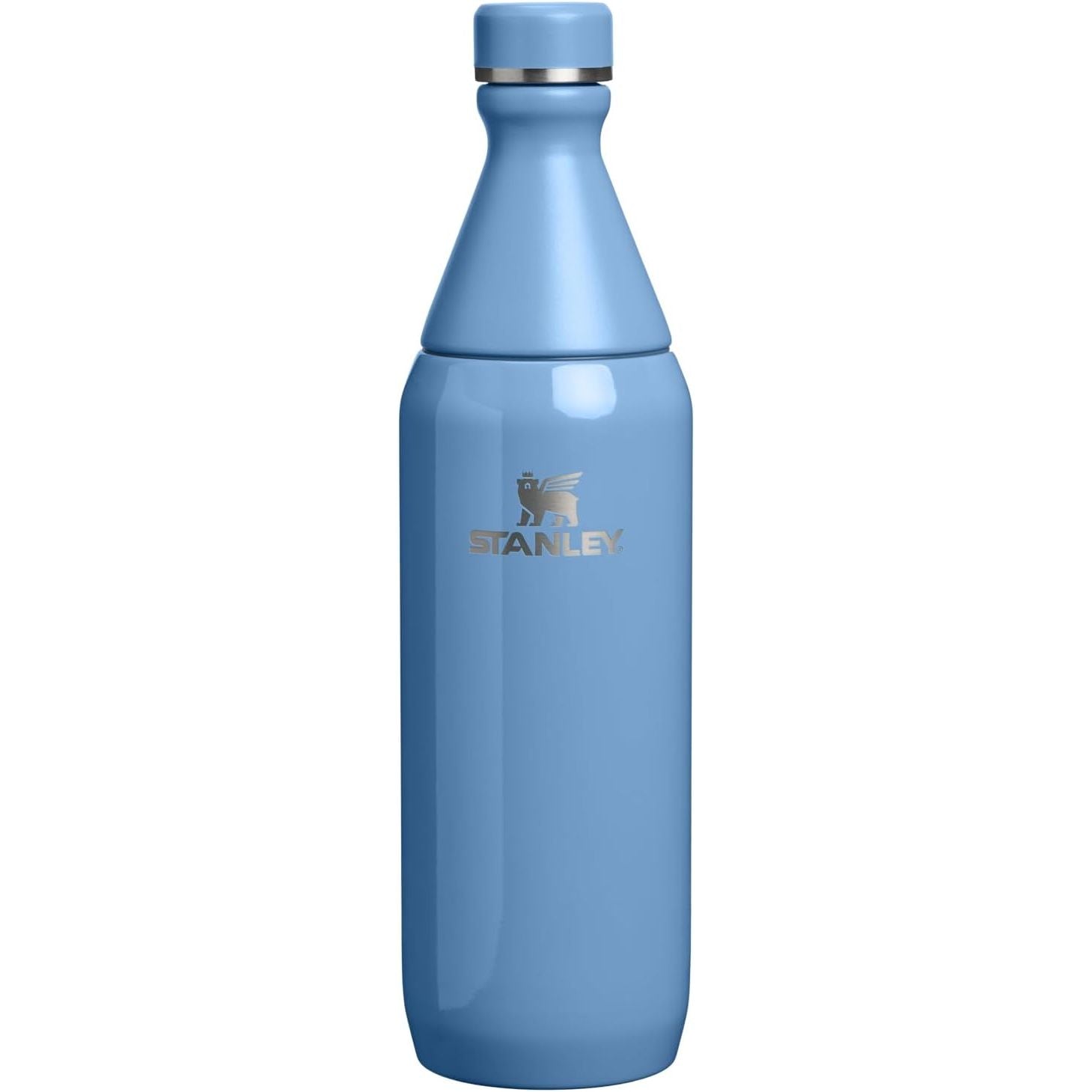 Stanley All Day Slim Bottle 20 oz | Schraubdeckel mit auslaufsicherer Dichtung | Schlankes Design für Reisen und Sport | Isolierter Edelstahl | BPA-frei | Creme