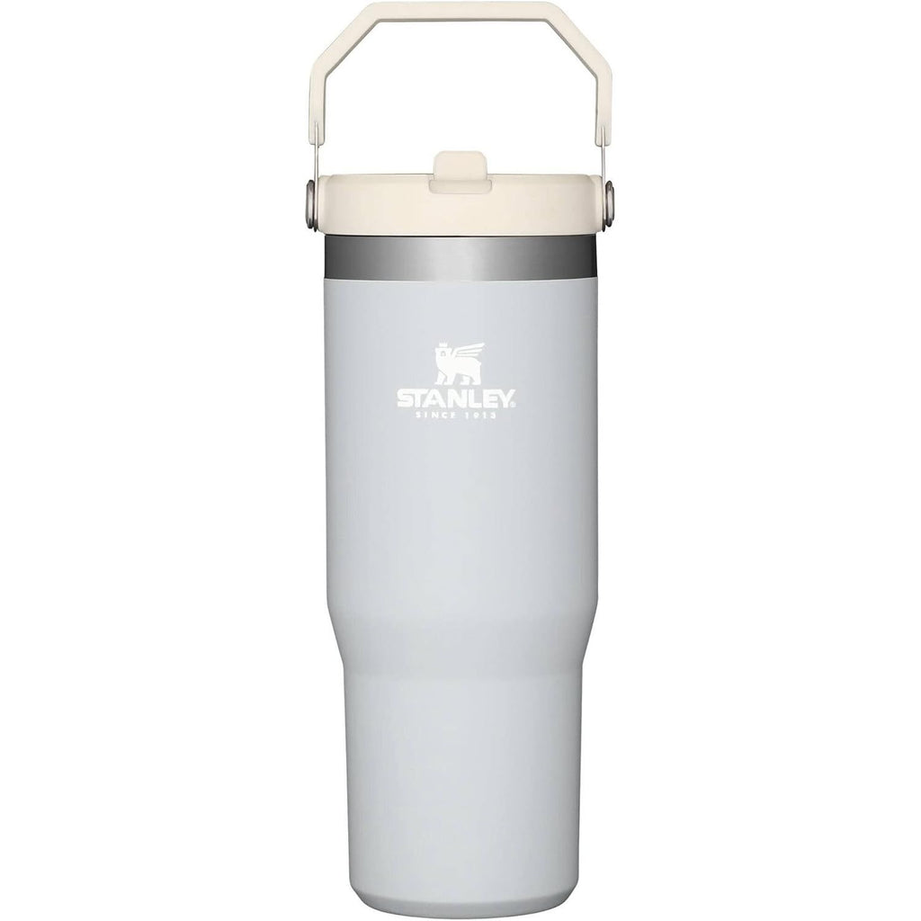 STANLEY IceFlow 2.0 Flip Straw Tumbler mit Griff 887 ml | Drehverschluss und Klappstrohhalm | Auslaufsichere Wasserflasche | Isolierter Edelstahl | BPA-frei | Rose Quarz 2.0