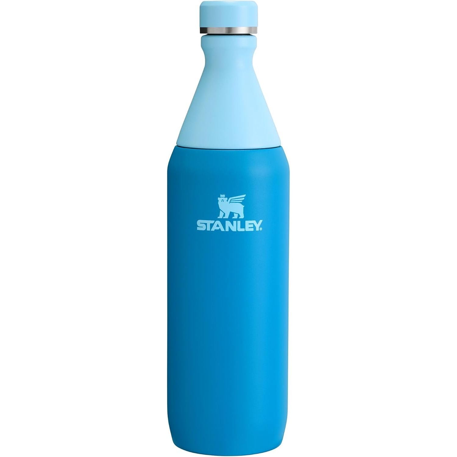 Stanley All Day Slim Bottle 20 oz | Schraubdeckel mit auslaufsicherer Dichtung | Schlankes Design für Reisen und Sport | Isolierter Edelstahl | BPA-frei | Creme