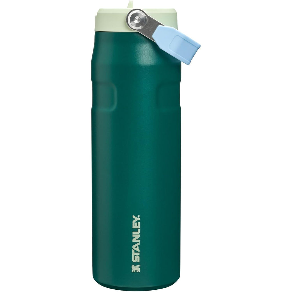Stanley IceFlow Flip Straw 2.0 Wasserflasche 709 ml | Integrierter Strohhalm mit größerer Öffnung | Leicht und auslaufsicher | Isolierter Edelstahl | BPA-frei | Twilight