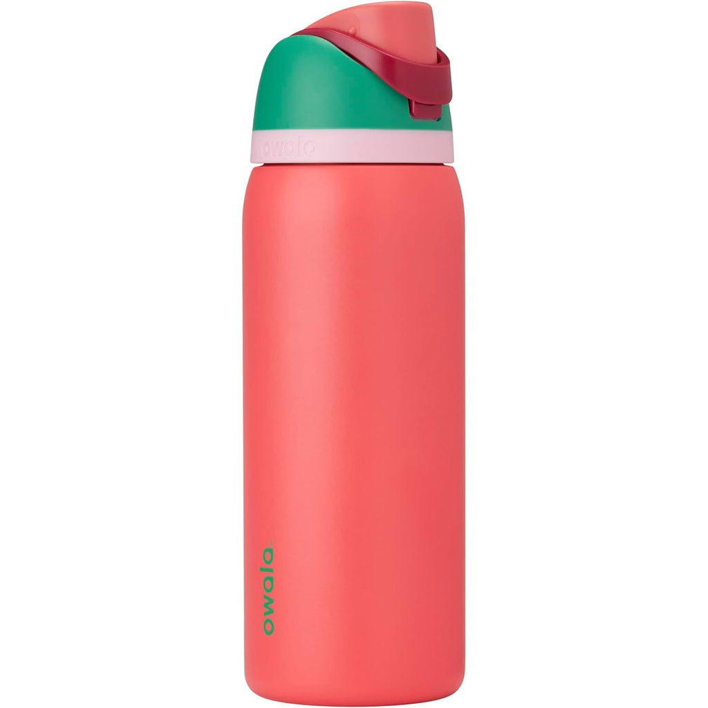 Owala FreeSip Isolierte Edelstahl-Wasserflasche mit Strohhalm für Sport und Reise, BPA-frei, 950 ml, Foggy Tide