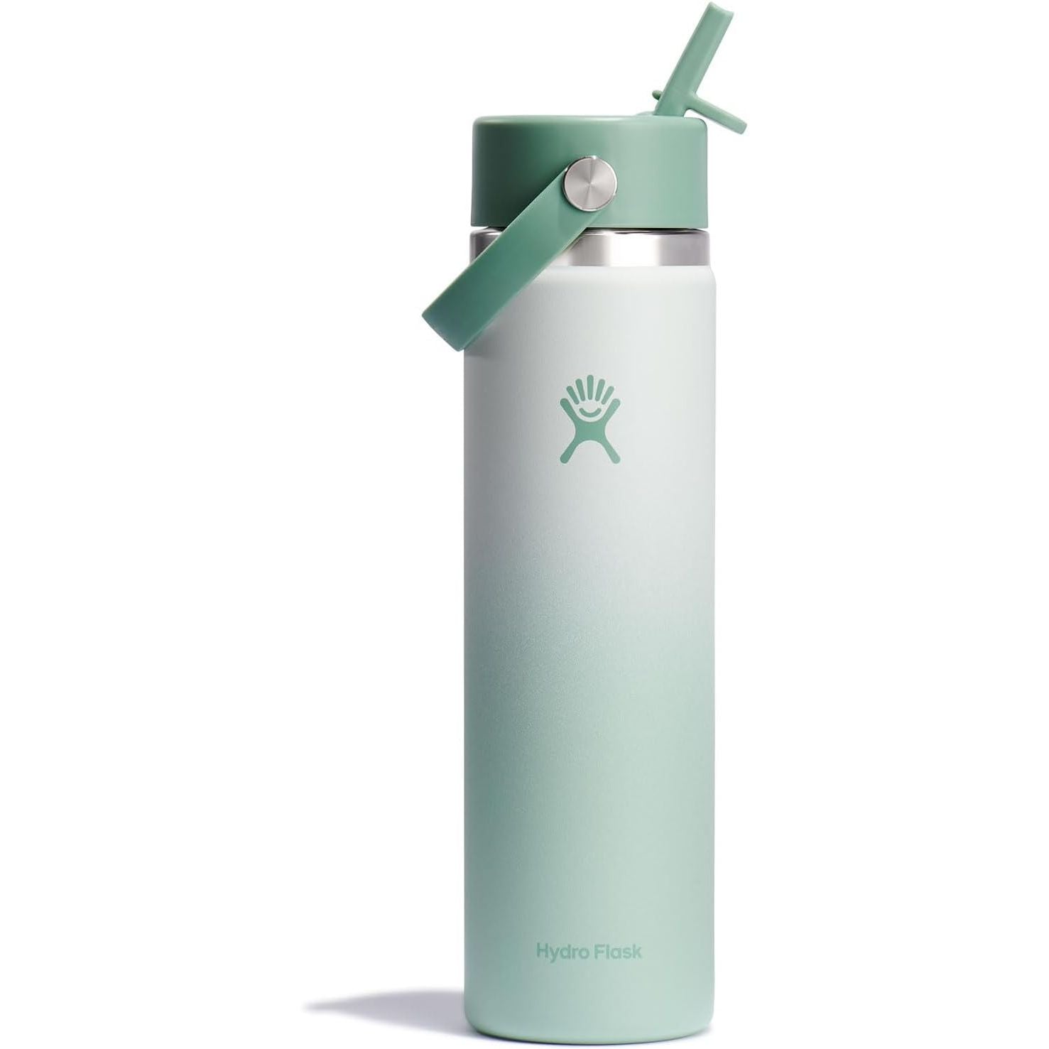 Hydro Flask Trinkflasche - Isolierter Edelstahl - Breiter Strohhalmdeckel, auslaufsicher, tropffrei in 32 Oz Fossil Brown