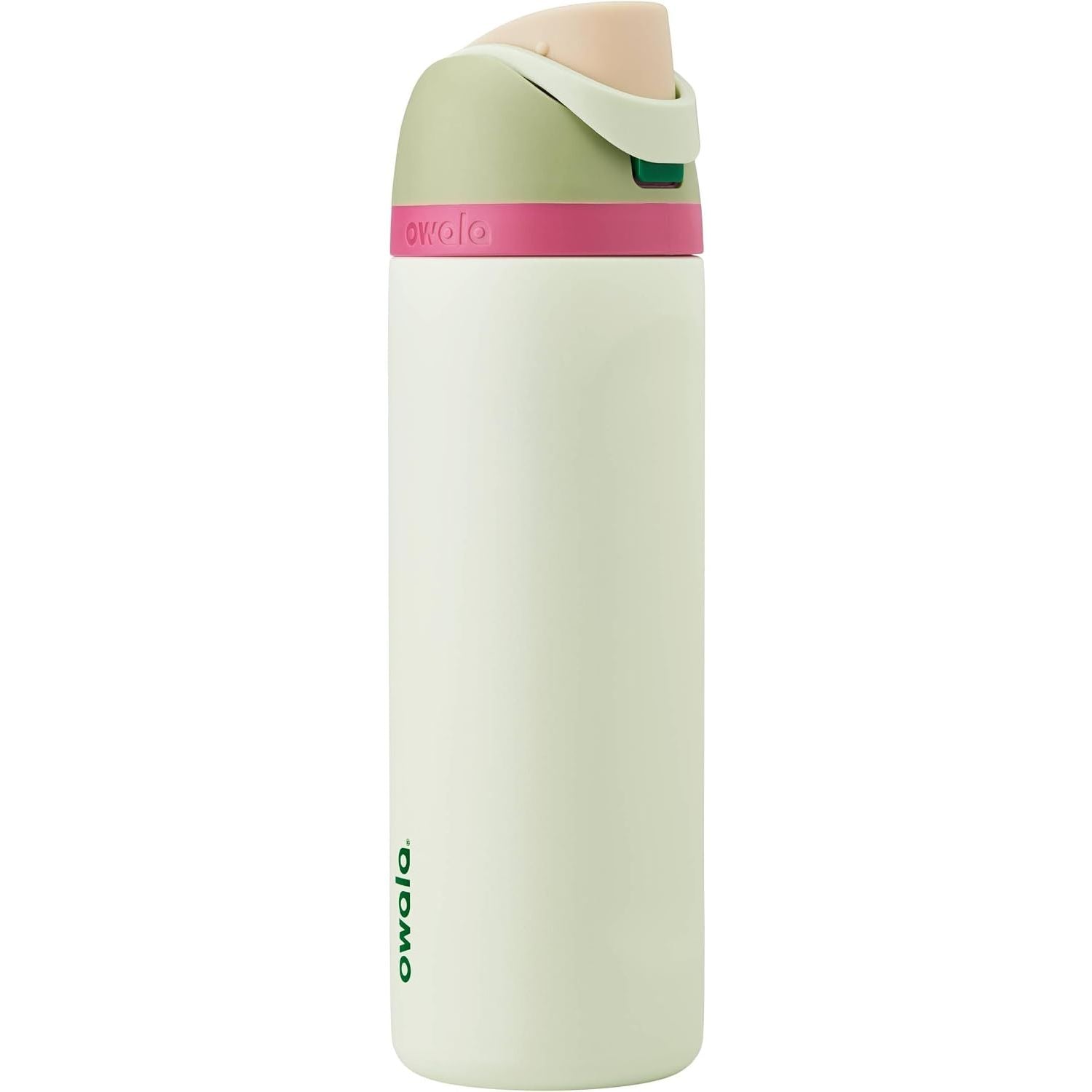 Owala FreeSip Isolierte Edelstahl-Wasserflasche mit Strohhalm für Sport und Reise, BPA-frei, 950 ml, Foggy Tide