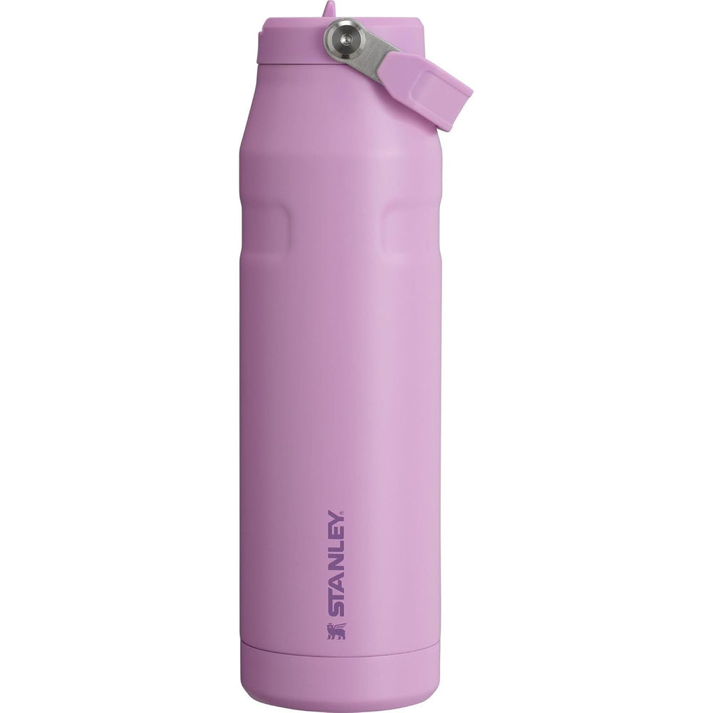 Stanley IceFlow Flip Straw 2.0 Wasserflasche 709 ml | Integrierter Strohhalm mit größerer Öffnung | Leicht und auslaufsicher | Isolierter Edelstahl | BPA-frei | Twilight