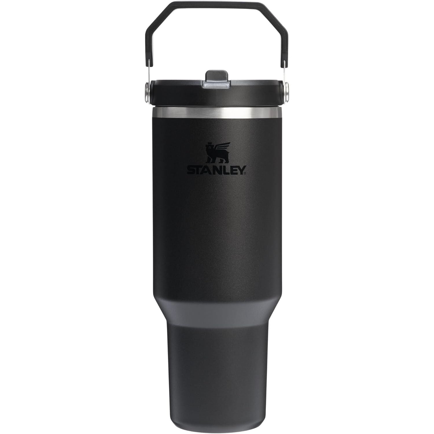 STANLEY IceFlow 2.0 Flip Straw Tumbler mit Griff 887 ml | Drehverschluss und Klappstrohhalm | Auslaufsichere Wasserflasche | Isolierter Edelstahl | BPA-frei | Rose Quarz 2.0