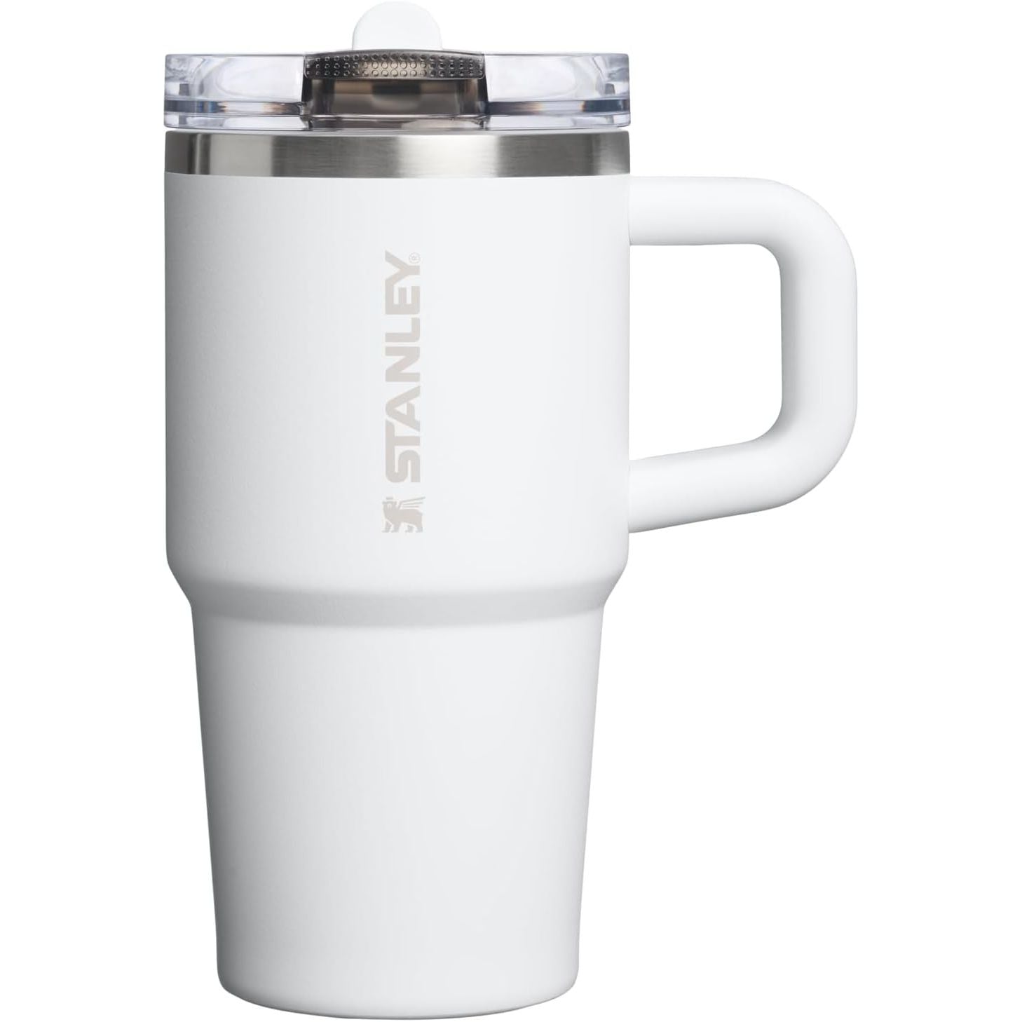 STANLEY Quencher ProTour Flip Straw Tumbler mit auslaufsicherem Deckel 1,2 Liter | Integrierter Strohhalm und Griff | Passt in Becherhalter für Reisen | Isolierter Edelstahlbecher | BPA-frei | Rosenquarz