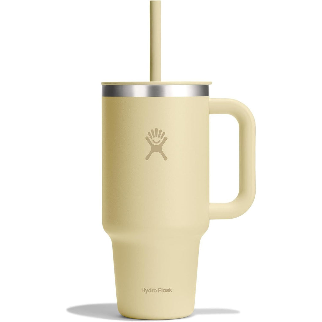 Hydro Flask Travel Tumbler mit Griff, Deckel und Trinkhalm – Isolierter Edelstahl, 40 Oz Trillium