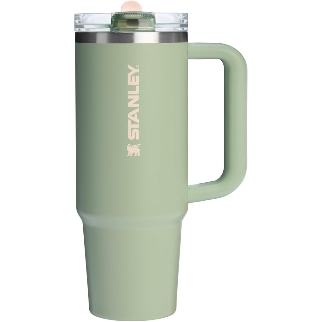 STANLEY Quencher ProTour Flip Straw Tumbler mit auslaufsicherem Deckel 1,2 Liter | Integrierter Strohhalm und Griff | Passt in Becherhalter für Reisen | Isolierter Edelstahlbecher | BPA-frei | Rosenquarz