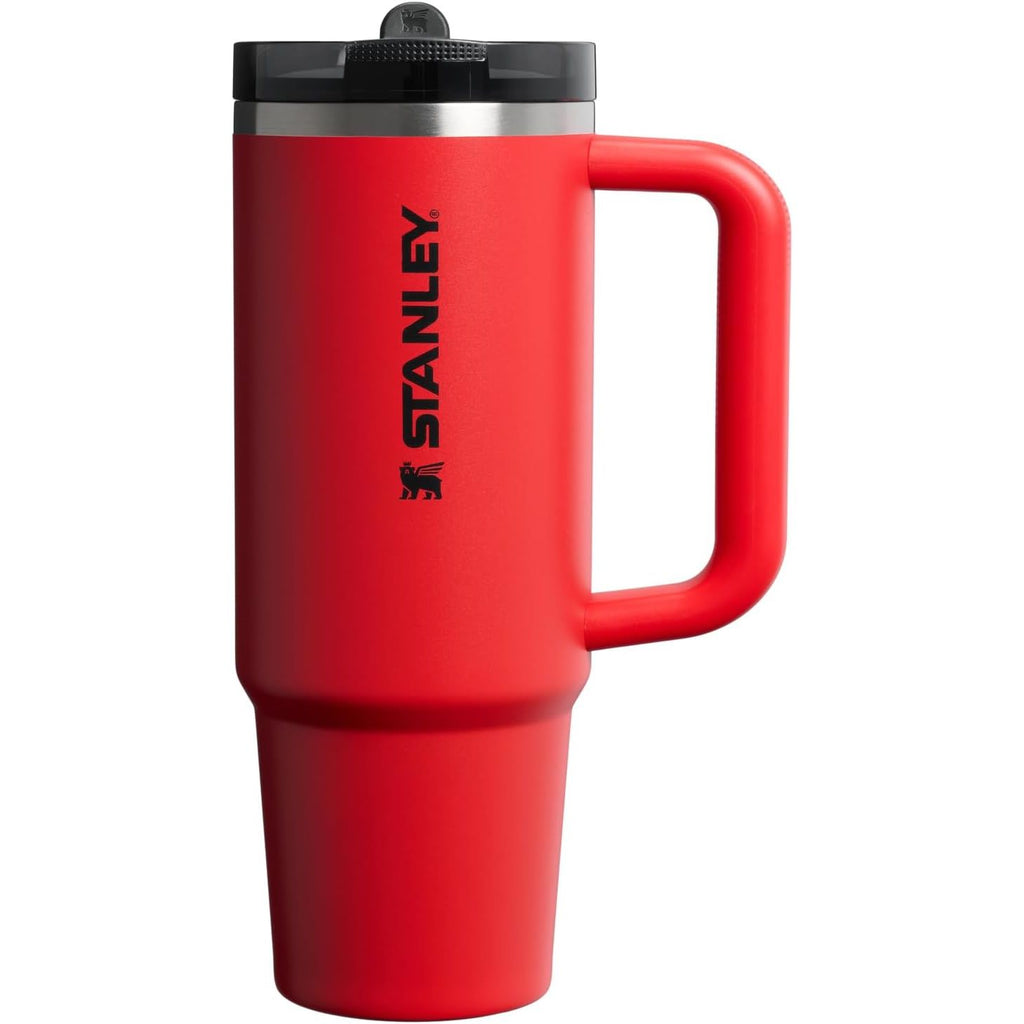 STANLEY Quencher ProTour Flip Straw Tumbler mit auslaufsicherem Deckel 1,2 Liter | Integrierter Strohhalm und Griff | Passt in Becherhalter für Reisen | Isolierter Edelstahlbecher | BPA-frei | Rosenquarz