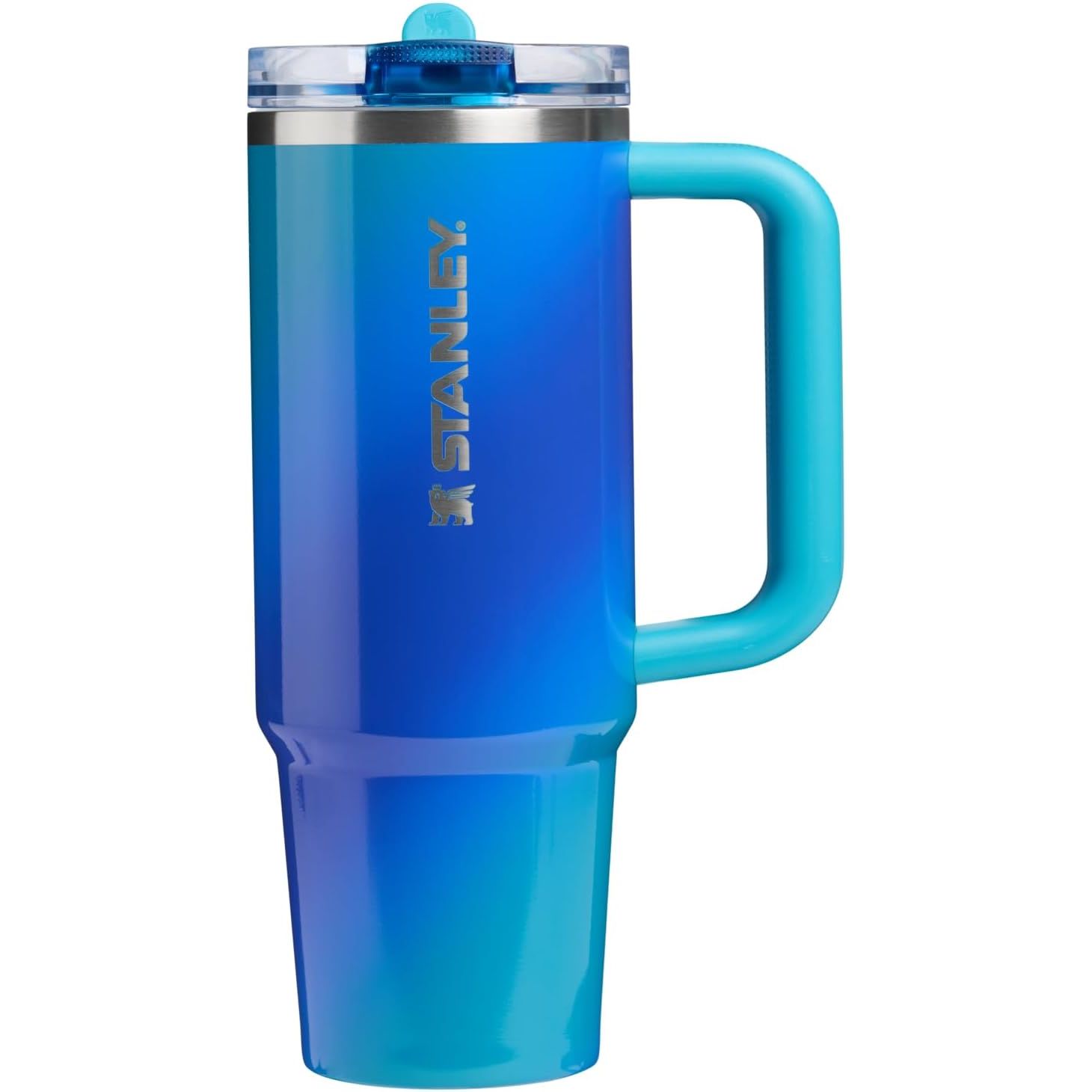 STANLEY Quencher ProTour Flip Straw Tumbler mit auslaufsicherem Deckel 1,2 Liter | Integrierter Strohhalm und Griff | Passt in Becherhalter für Reisen | Isolierter Edelstahlbecher | BPA-frei | Rosenquarz
